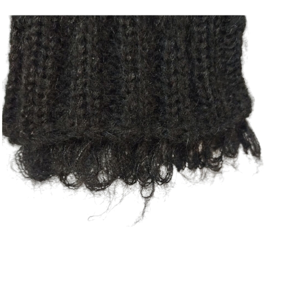 Lana Lee Womens Size S/p Black knit V-Neck Sweater Cardigan Button Soft Cozy NWT - Picture 9 of 11